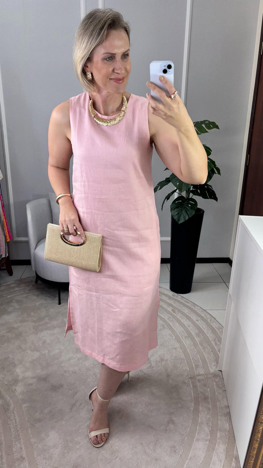 Vestido Alfaiataria Marcela | 100% Linho