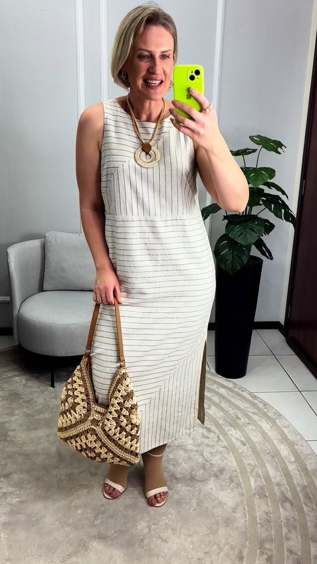 Vestido Alfaiataria Patrícia | 100% Linho