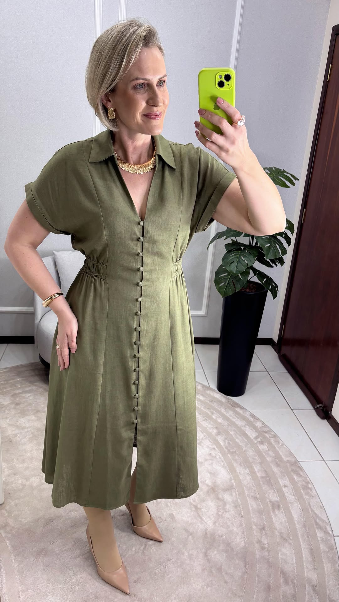 Vestido Alfaiataria Vanessa | 100% Linho