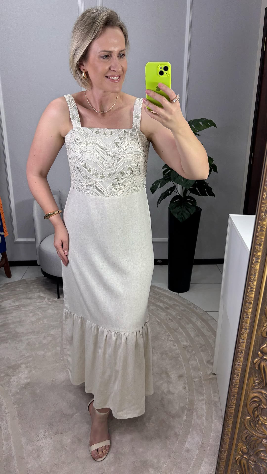 Vestido Alfaiataria Gabriela | 100% Linho