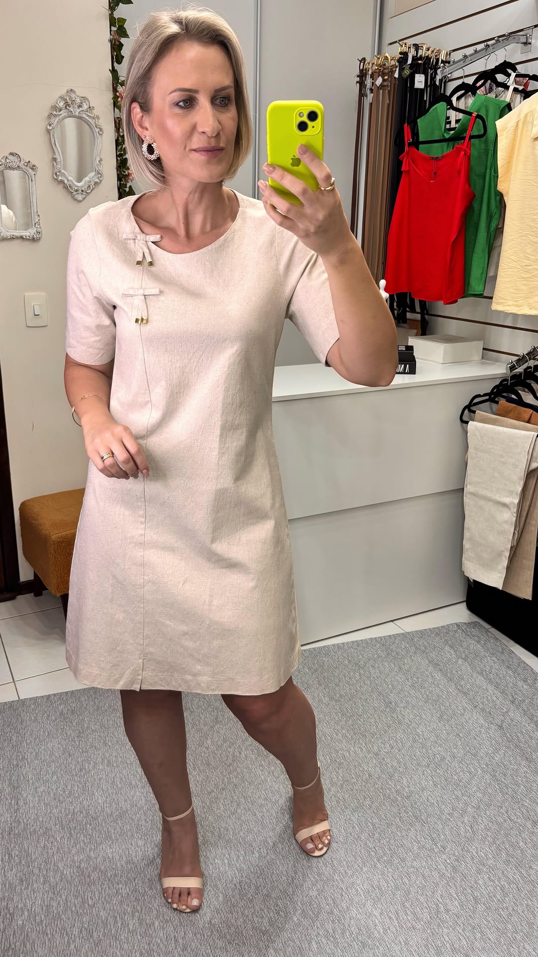 Vestido Alfaiataria Milena | 100% Linho