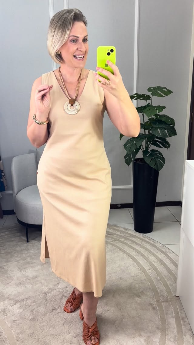 Vestido Alfaiataria Manuela | 100% Linho