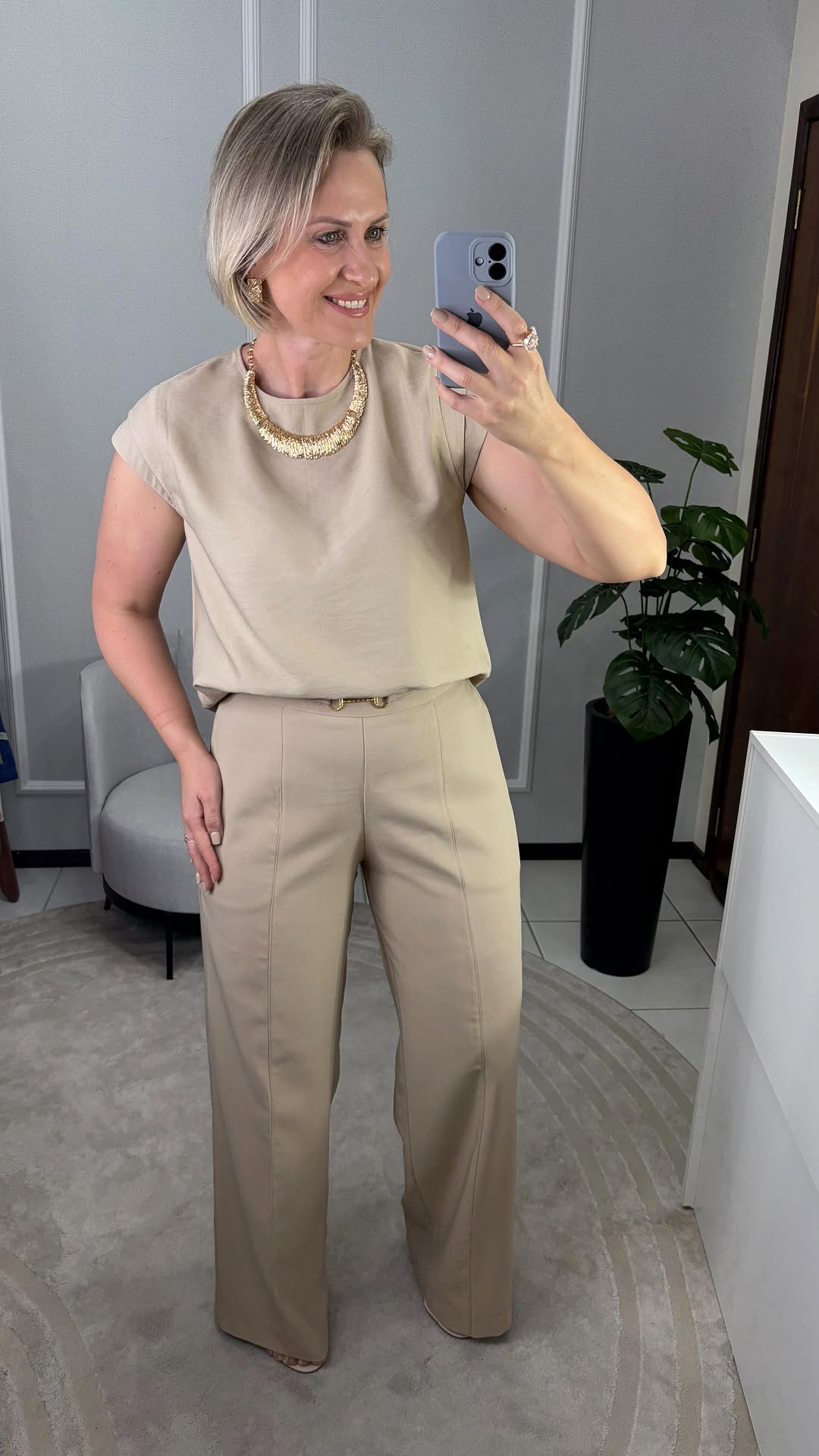 Conjunto Alfaiataria Aurora | 100% Linho