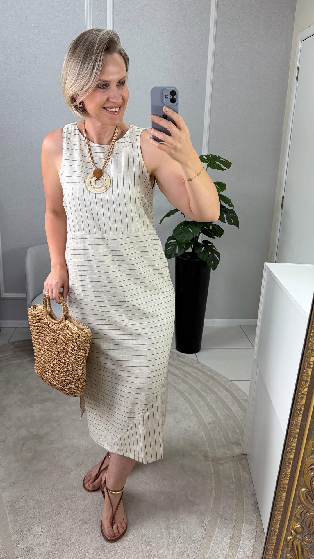 Vestido Alfaiataria Patrícia | 100% Linho