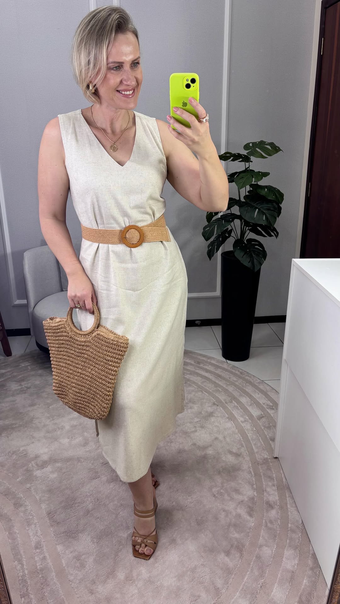 Vestido Alfaiataria Olivia | 100% Linho