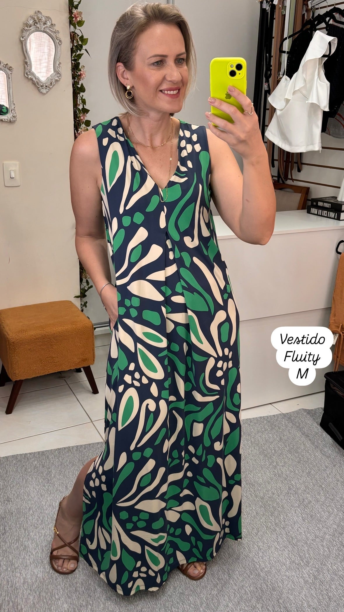 Vestido Alfaiataria Priscila | 100% Linho